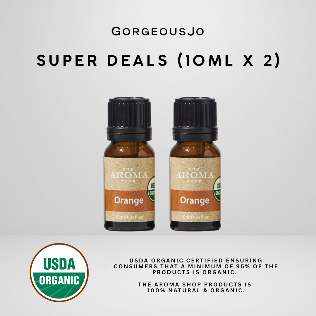 The Aroma Shop Organic Orange Pure Essential Oil