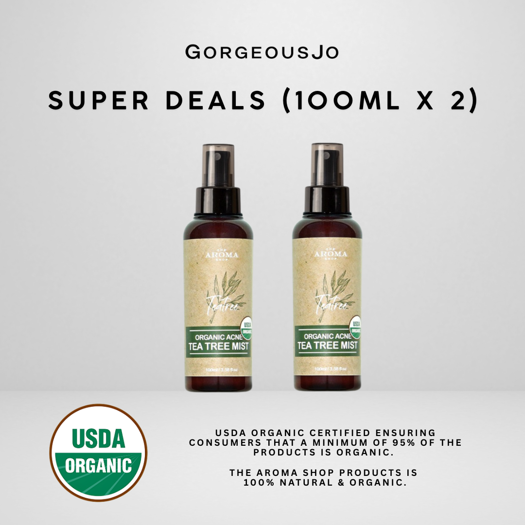 The Aroma Shop Organic Tea Tree Acne Mist (100ml)