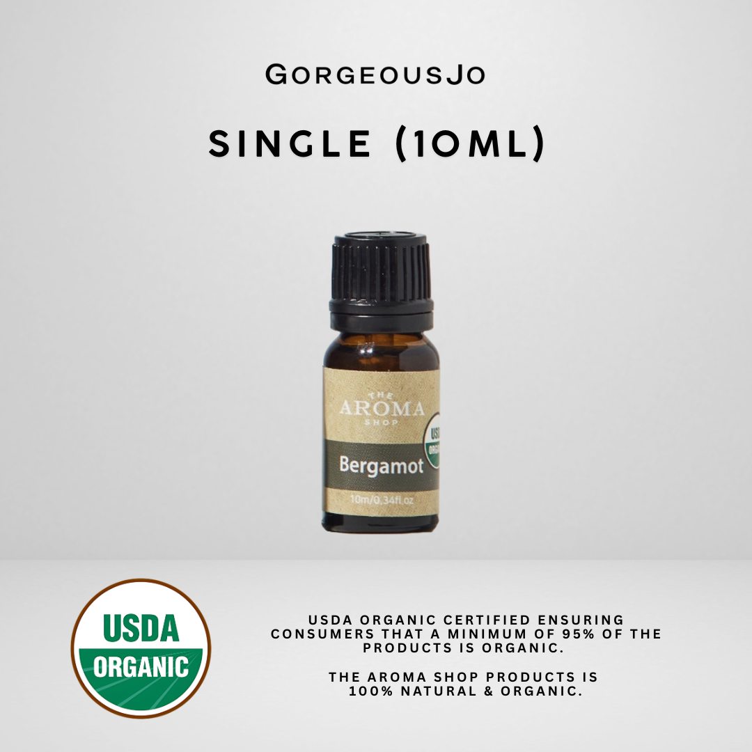 The Aroma Shop Organic Bergamot Pure Essential Oil
