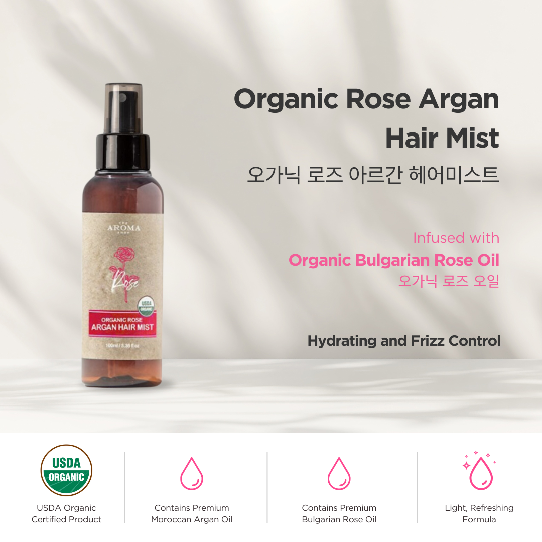 The Aroma Shop Organic Rose Hair Mist