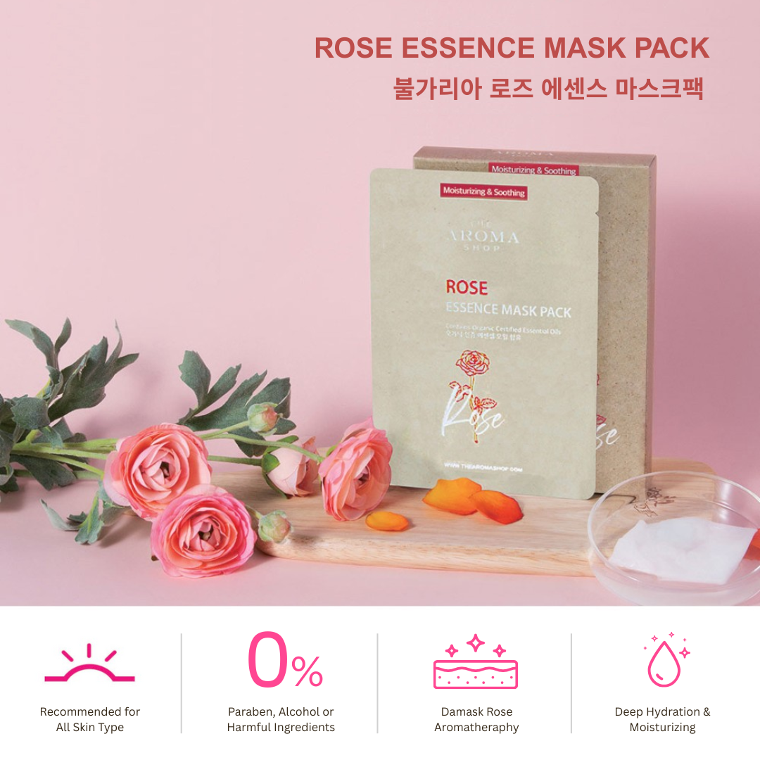The Aroma Shop Organic Rose Essence Mask Pack