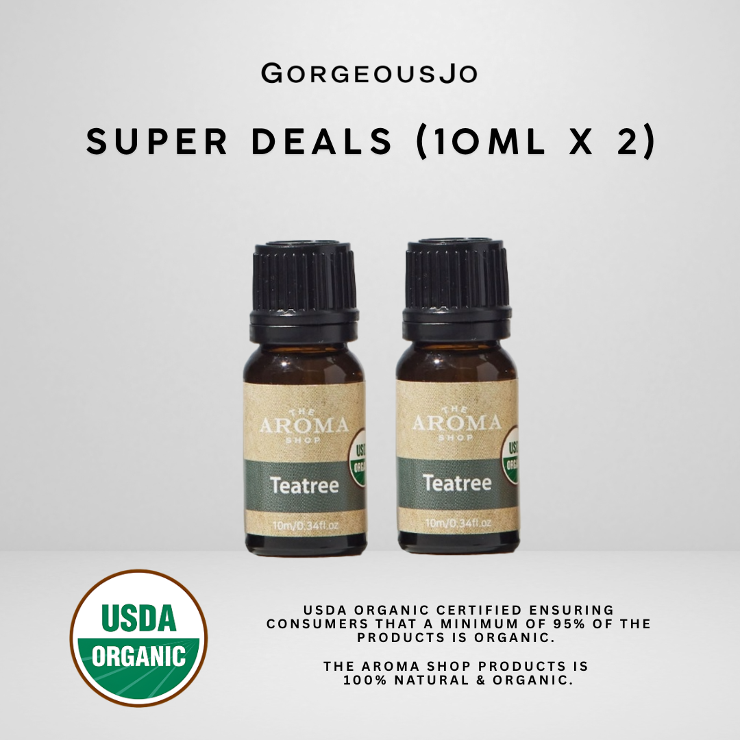 The Aroma Shop Organic Tea Tree Pure Essential Oil