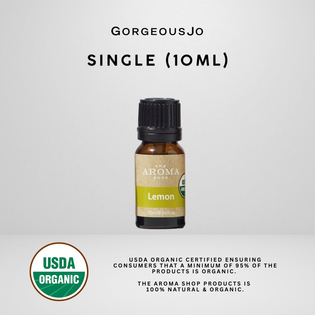 The Aroma Shop Organic Lemon Pure Essential Oil